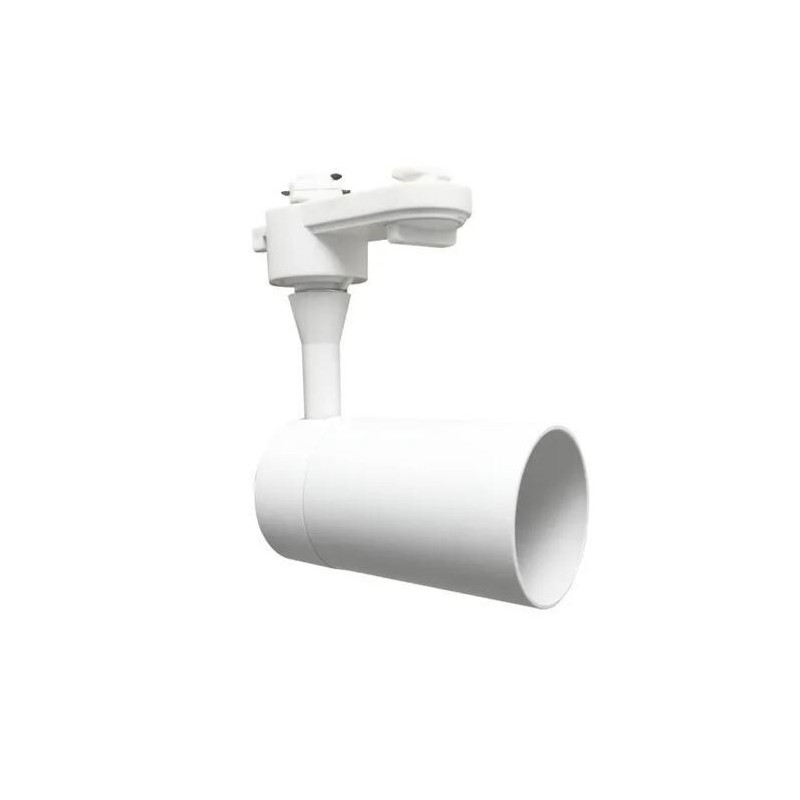 Projetor Luselamp GU10 Branco para Calha Monofásica