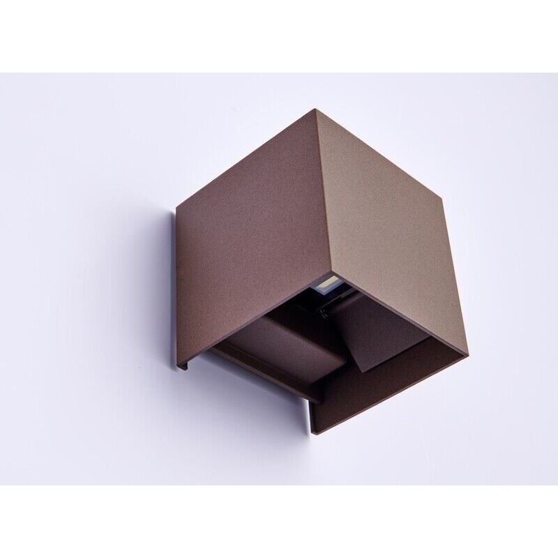 Aplique LED MLUX CUBO Corten 4000K 10W IP65
