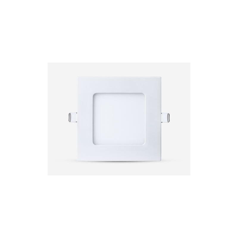 Painel LED ARON 6W Quadrado Branco Luz Natural (4000K)