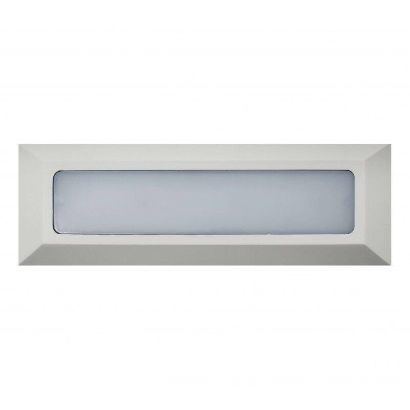 Aplique LED de Parede MAXLED Retangular Branco 3W CCT3 IP65