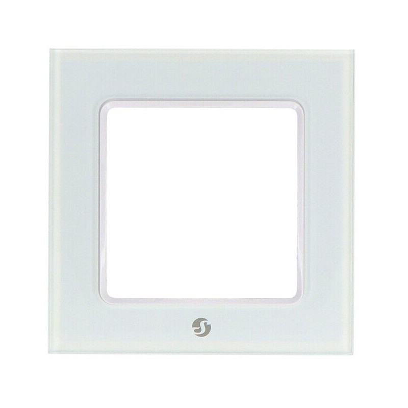 Shelly Wall Frame 1 White - Espelho Branco para Interruptores Shelly