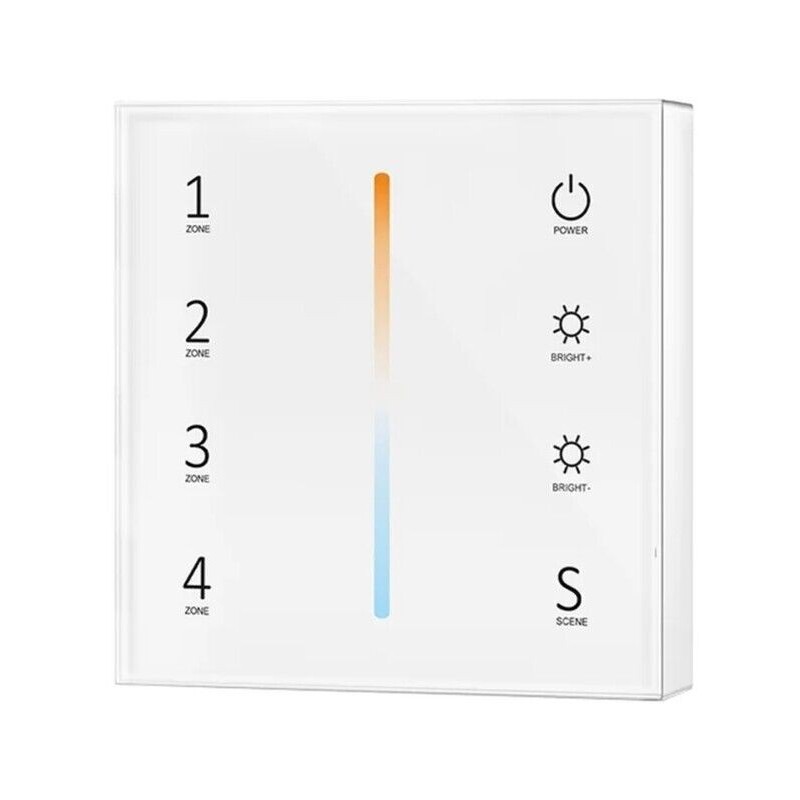 Comando de Parede RF 4 zonas para fita CCT3 MAXLED