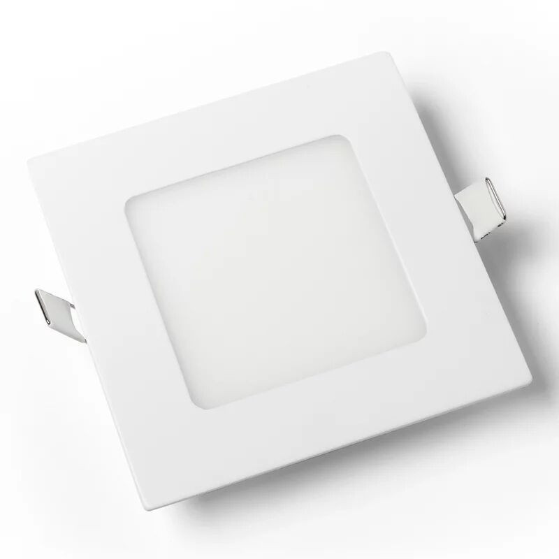 Painel LED HOROZ 3W Quadrado Branco Luz Quente 2700K (2 Uni)