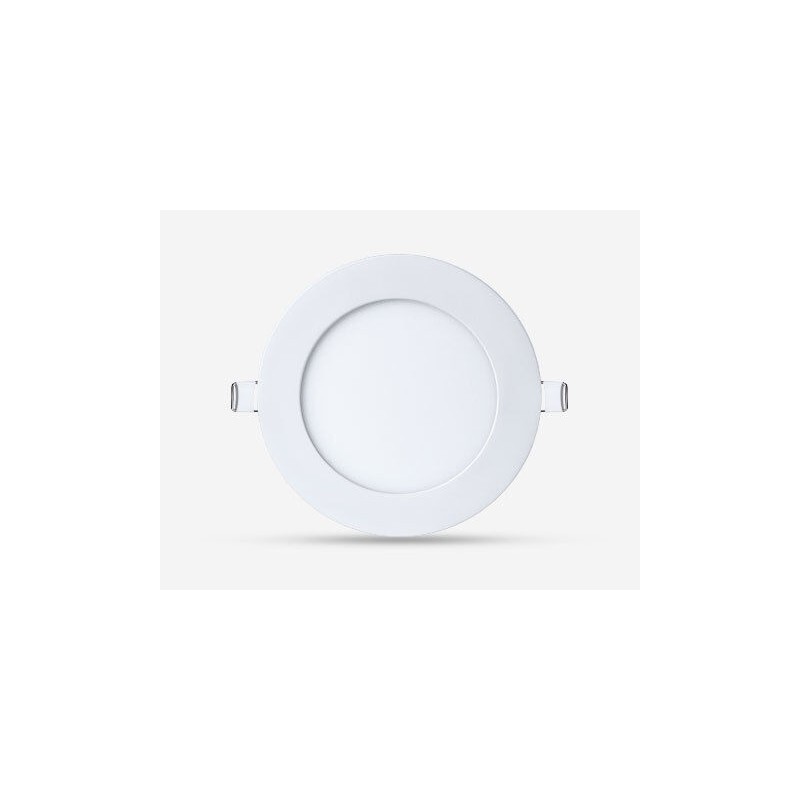 Painel LED ARON 9W Redondo Encastrar Branco CCT3