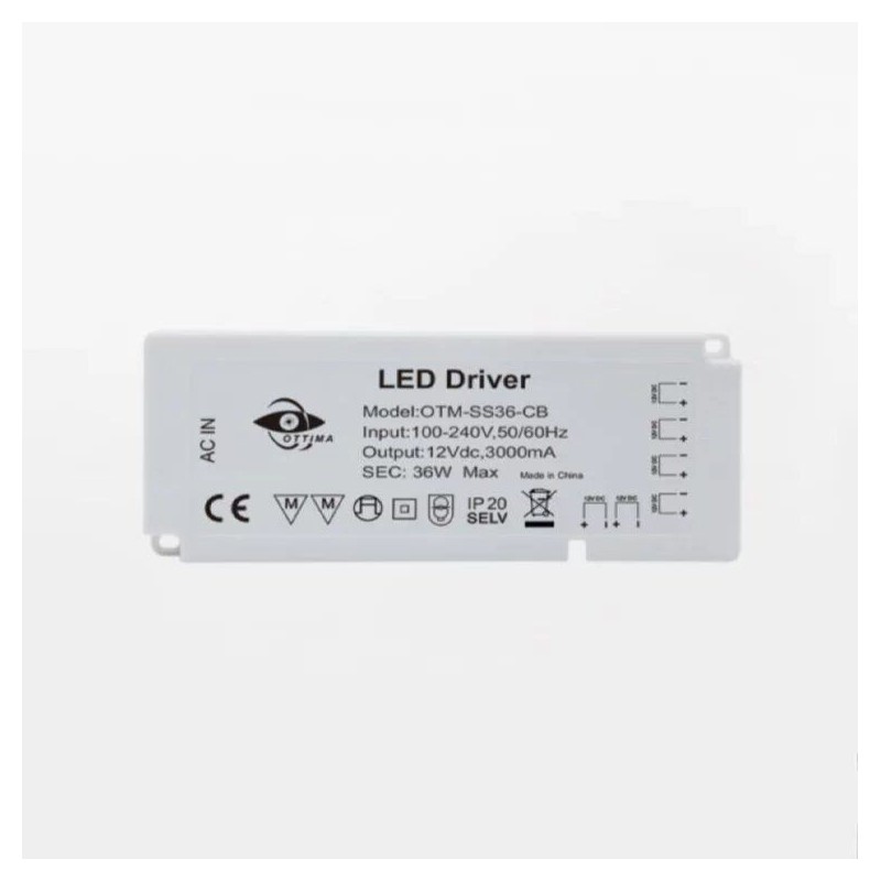 Transformador MAXLED Dupont Slim 12V DC 60W 5A IP20