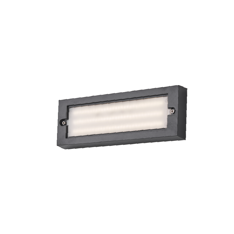 Aplique de Muro Saliente Grafite MURA SLIGHTING 6W CCT3 (3000K-4000K-6400K) IP65